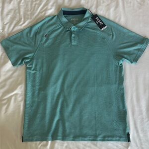 Rhone Men's Teal Polo Shirt